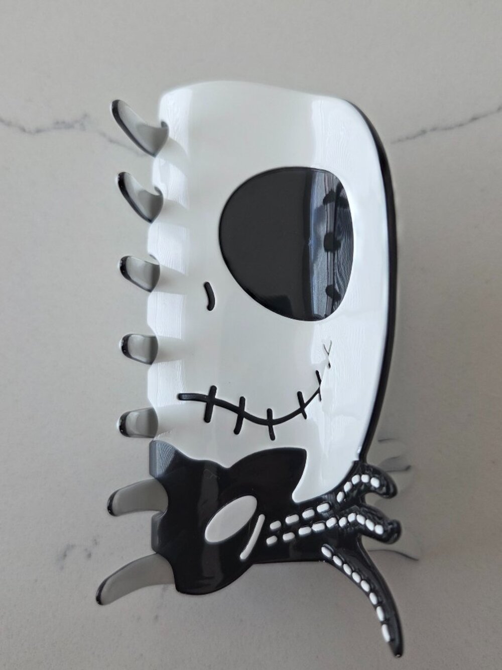 Bumble Stitch Jack Skellington "Pumpkin King" Hair Claw - Medium